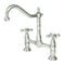 Kingston Brass KS1171AX Heritage Bridge Kitchen Faucet, Polished Chrome KS1171AX - alternate 1